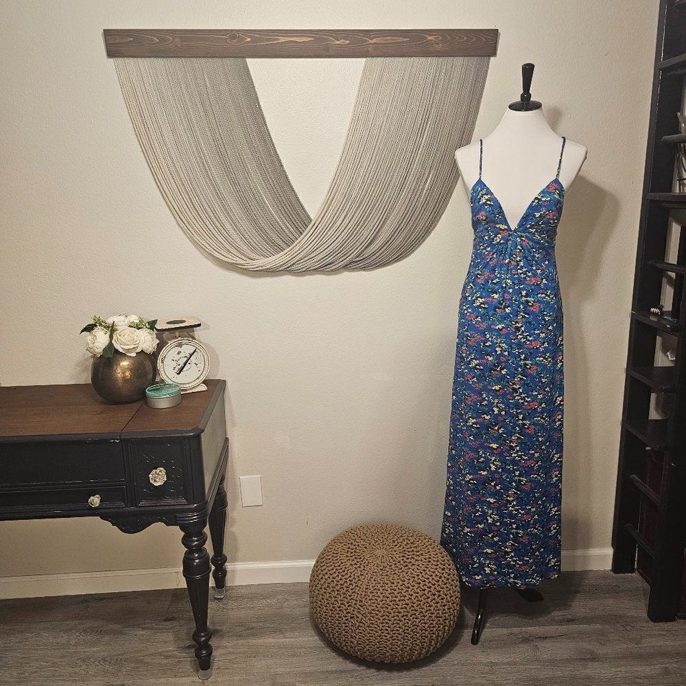 Julie Brown Floral Tropical Maxi Dress Sz S